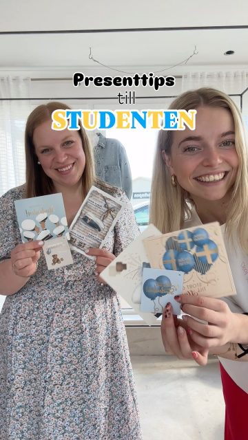 Ska ni uppvakta någon student i år?💛💙

KUL isåfall🥳 Och om du funderar på vad du ska ge för present så har vi slängt ihop lite tips på till studenten✨ 

Nästa vecka får ni även en del 2✌🏼

#presentshopenkinnarp