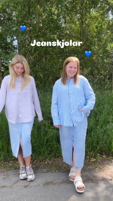 Vi bara ÄLSKAR jeanskjolar💙 Det är ju så snyggt!!!

Här visar vi upp 3 stycken plus lite snygga överdelar att ha till också😍
Priser ser ni i videon✨

#presentshopenkinnarp