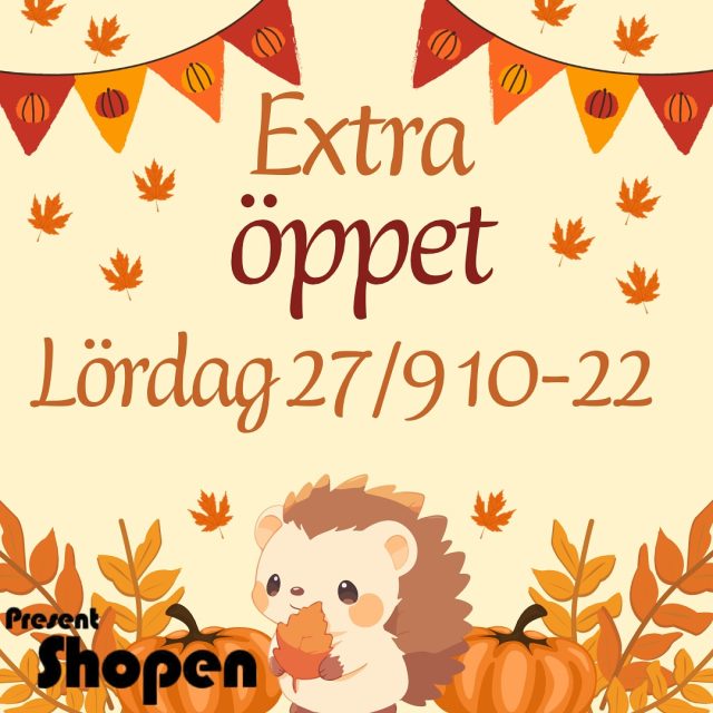Måndag, ny vecka och vi närmar oss Konstnatten 🍁🍄‍🟫

Vi har som vanligt öppet extra länge på Lördagen (27/9) 10-22 🍁

Hoppas vi ses 🤗

#presentshopenkinnarp #skoshopenkinnarp #konstnattenfalköpingtidaholm #konstnatten #konstnattenfalköping