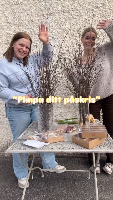 Häng med oss och pynta påskriset✨🐥🧹
Såhär satte vi vår egen touch på det👋🏼

#presentshopenkinnarp