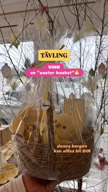 🐣✨VINN VÅR EASTER BASKET✨🐣

För att vara med och tävla👇🏼
• Följ oss
• Gilla videon
• Tagga två vänner 
• Dela till din story (om du har privat konto så skicka en skärmdump)

Vinnaren dras på söndag 29/3👋🏼
LYCKA TILL💛

#presentshopenkinnarp #skoshopenkinnarp