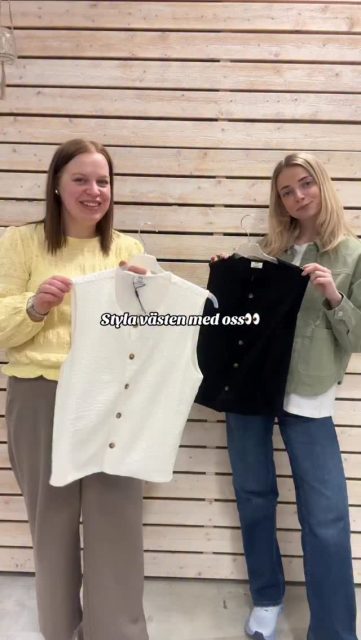 En väst, två färger, två helt olika outfits✨🩷 
Hur hade du stylat den otroliga västen från JDY?👀

Alla priser har ni i videon📸

#presentshopenkinnarp