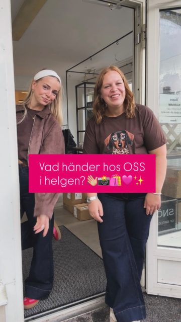 Idag har vi eeeextra mycket ”helg-känsla” eftersom vi har en PANG-helg framför oss😍💥

Slå på ljudet, luta dig tillbaka och se HELA videon för att inte missa något av det som händer hos oss🍿🤭 Vi lovar det är värt tiden 1 minut och 34 sekunder👀

#presentshopenkinnarp #skoshopenkinnarp