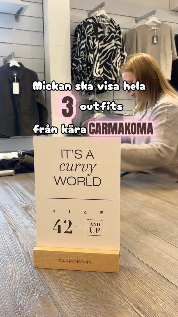 Här kan ni se ”The one and only MICKAN” i tre vrålsnygga outfits från Carmakoma🤩
Alla priser finns i videon📸

#presentshopenkinnarp