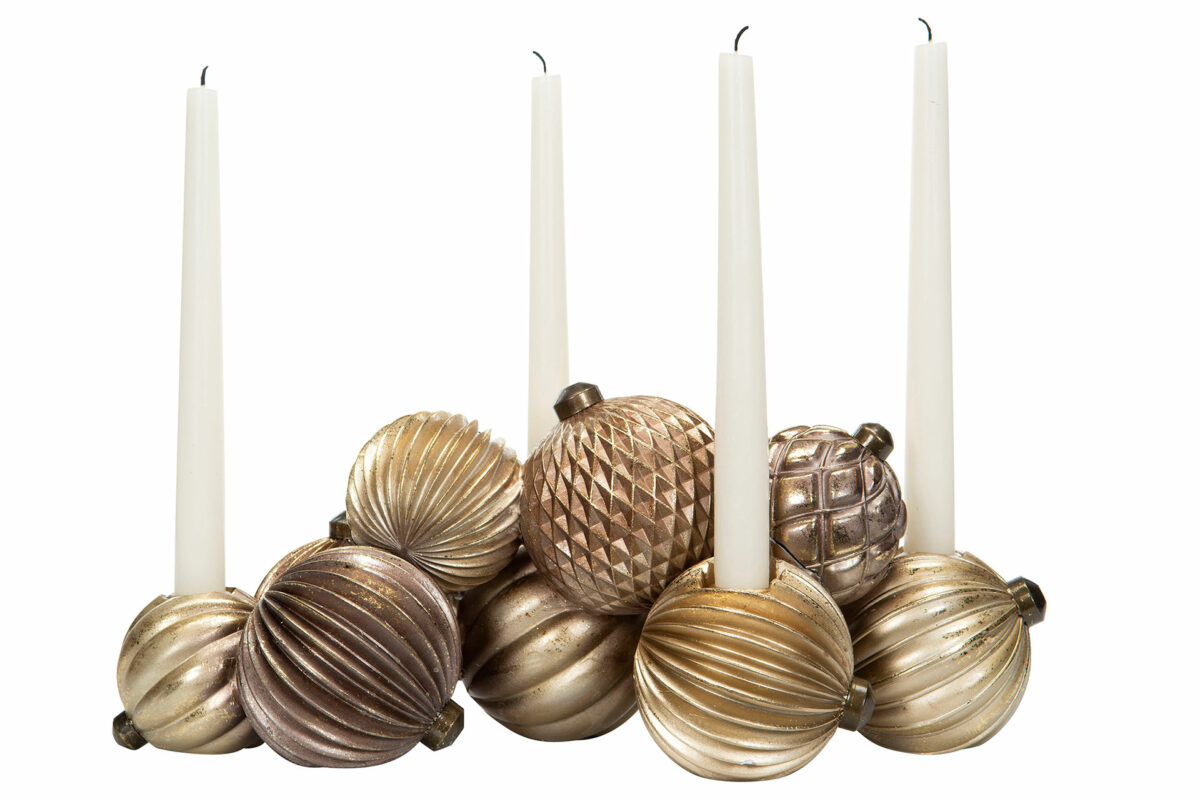 Ljusstake Julkulor