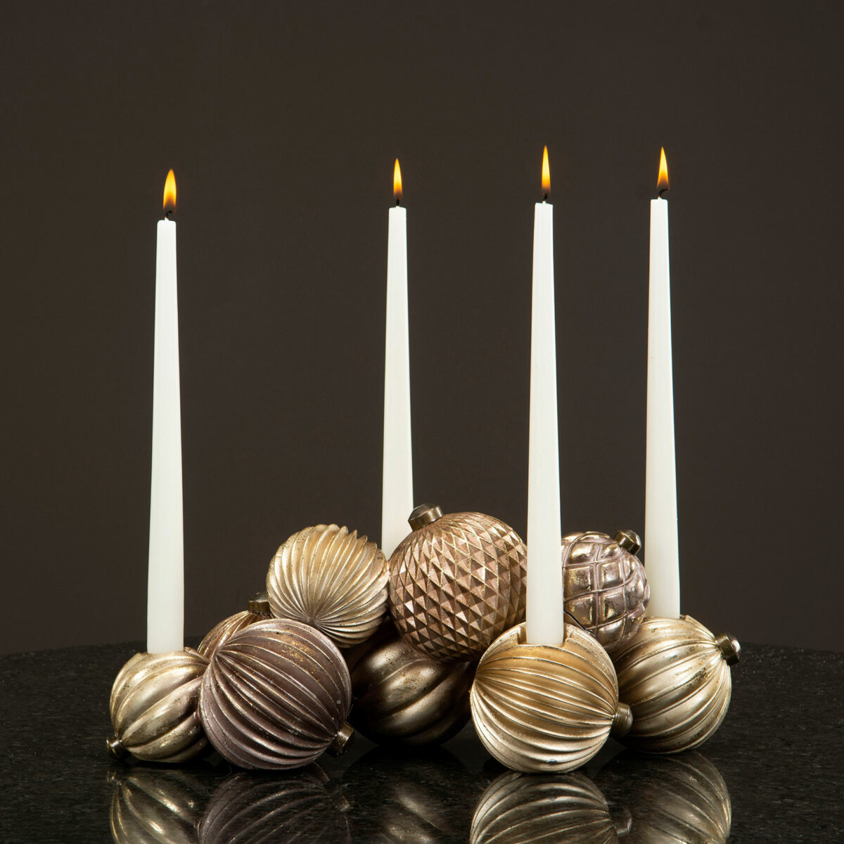 Ljusstake Julkulor