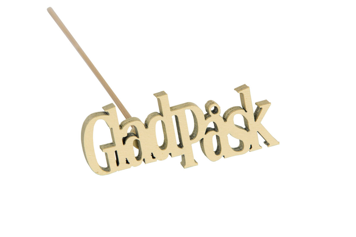 Glad Påsk Stick Gul