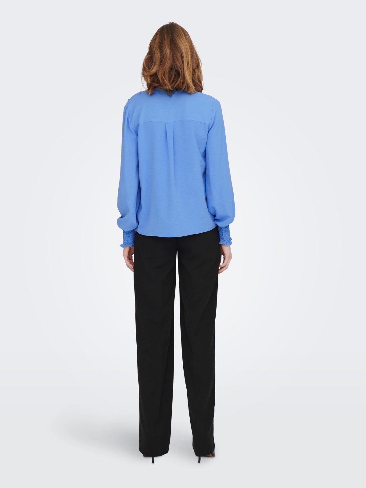 ONLMETTE V-NECK LS SMOCK TOP Provance