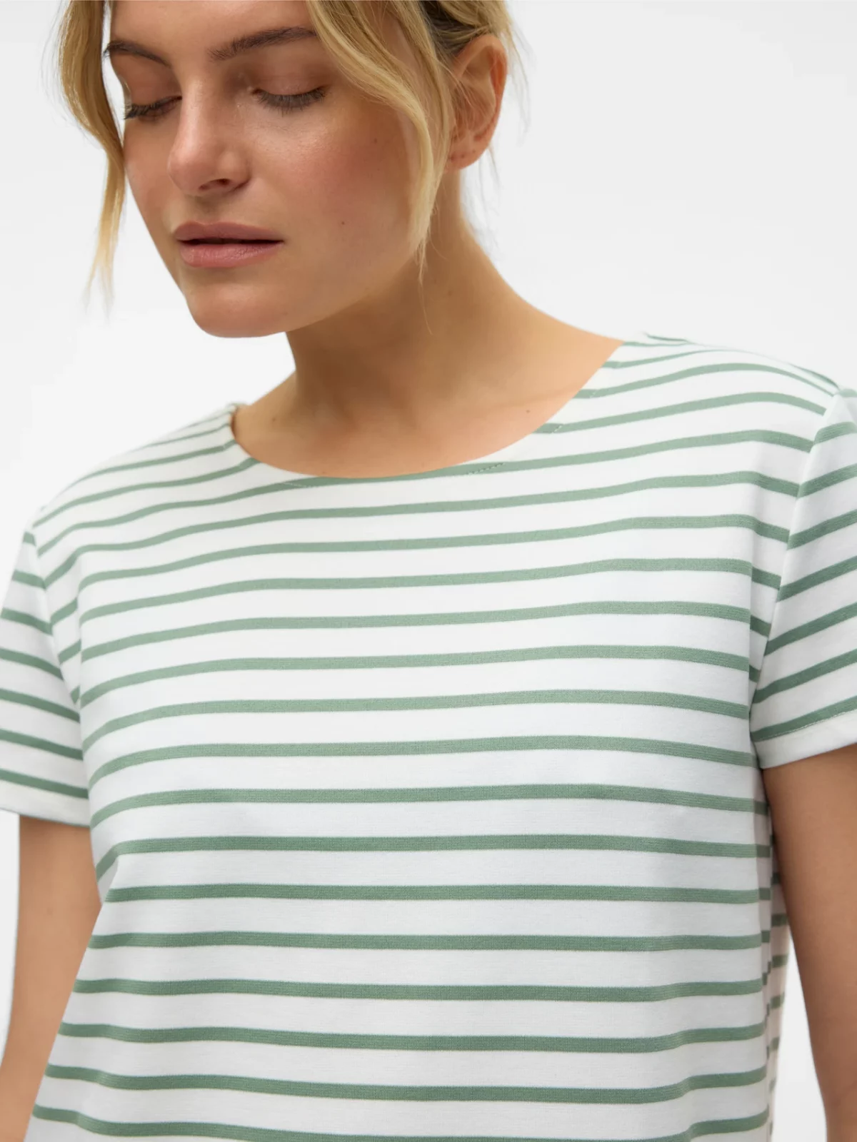 VMABBY SS SHORT ZIP DRESS Hedge Green - Bild 4