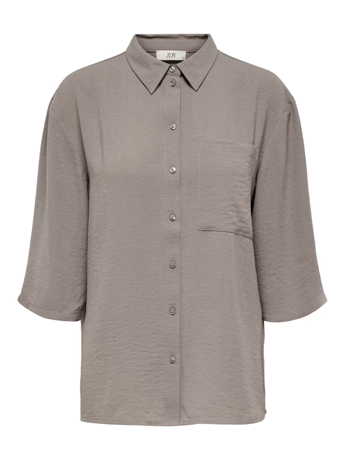 JDYDIVYA LIFE 3/4 LOOSE SHIRT Driftwood
