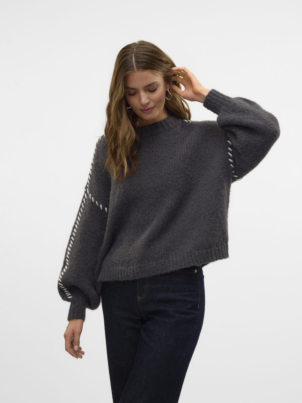 VMFENG LS O-NECK PULLOVER Asphalt