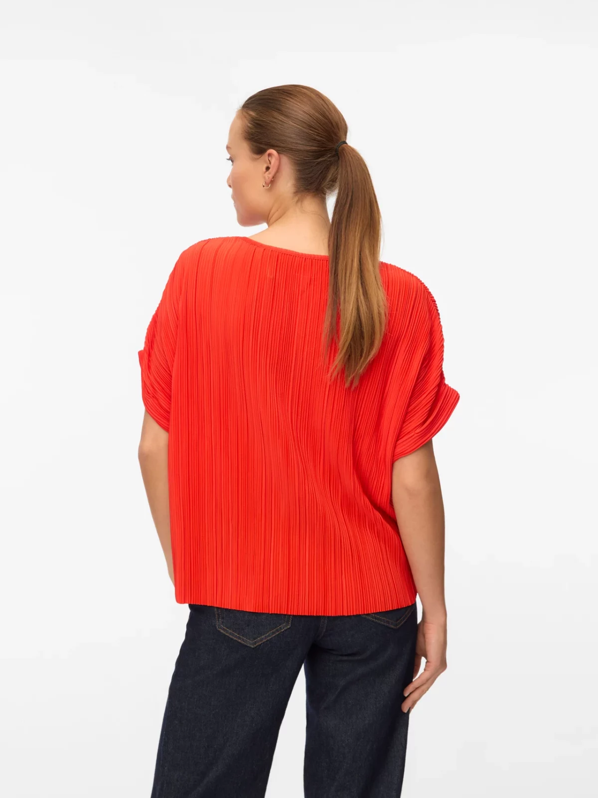 VMAURORA SS O-NECK T-SHIRT Fiery Red - Bild 3