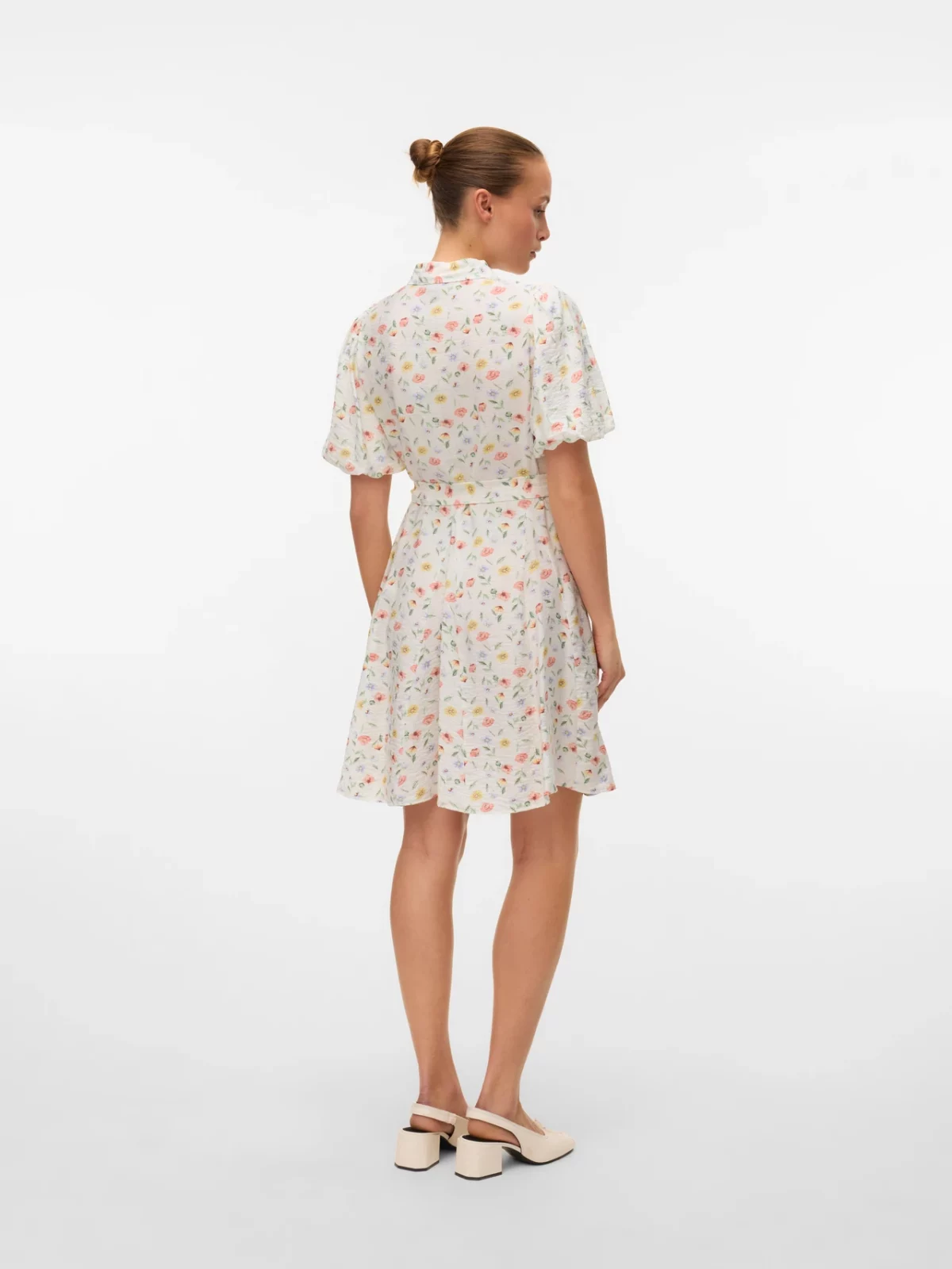 VMJOSIE 2/4 SHORT VOLUME DRESS