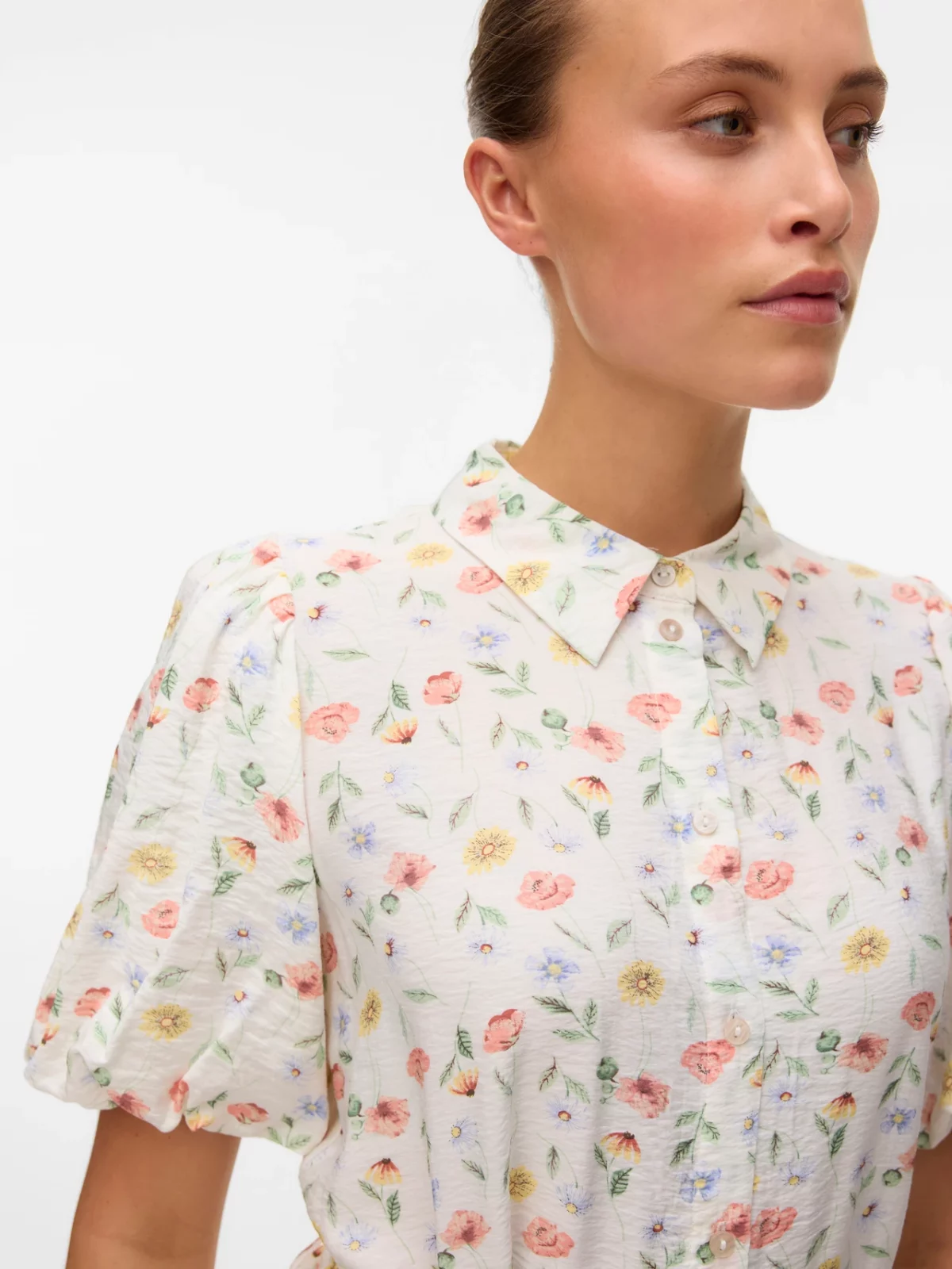 VMJOSIE 2/4 SHORT VOLUME DRESS