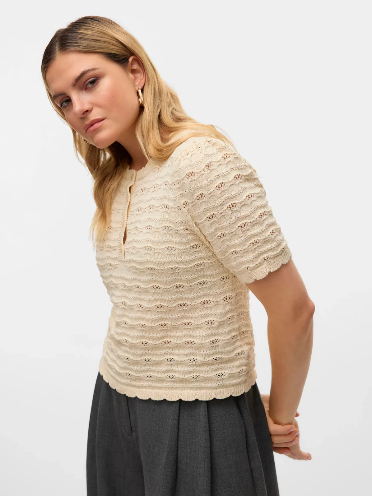 VMSHELBY SS O-NECK PULLOVER Birch