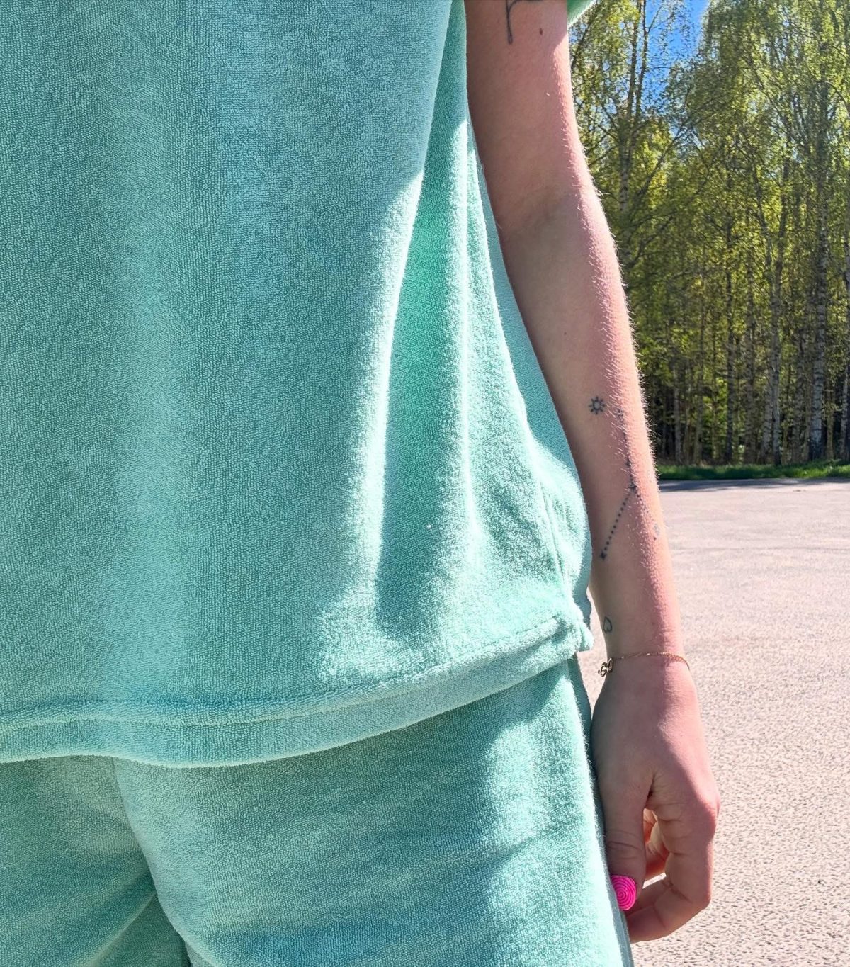 JDYTERRY S/S TOP Birds Egg Green