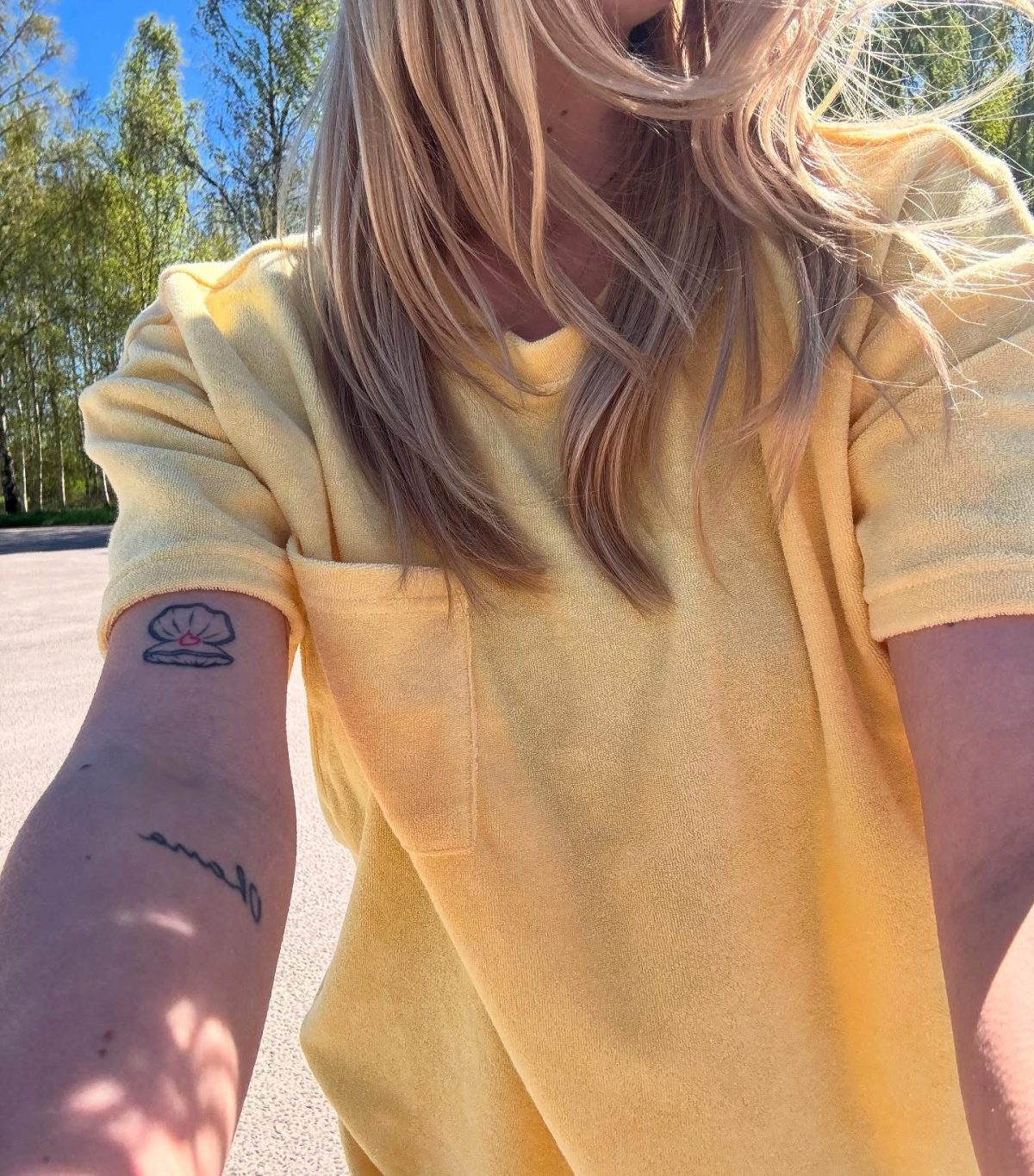 JDYTERRY SHORTS Pale Banana