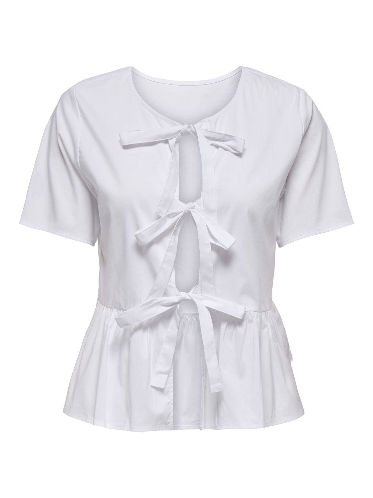 JDYMIO S/S STRING TOP White