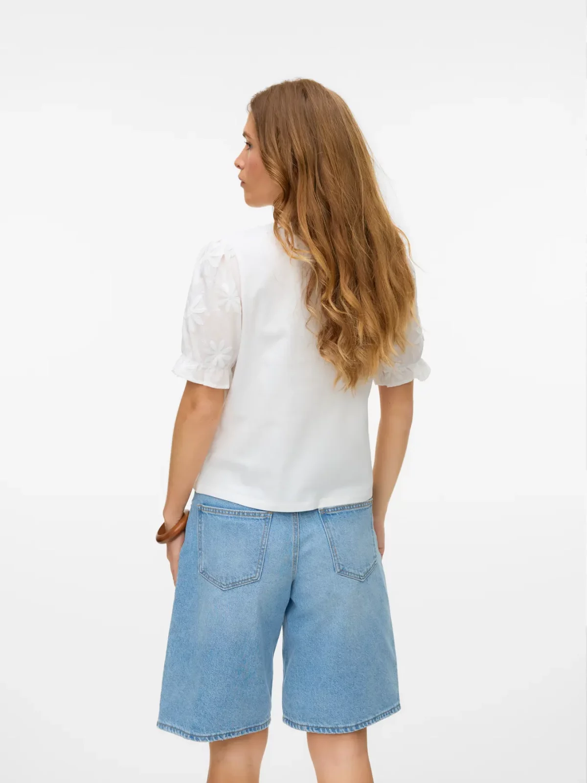 VMSENNA SS SLEEVE TOP Snow White