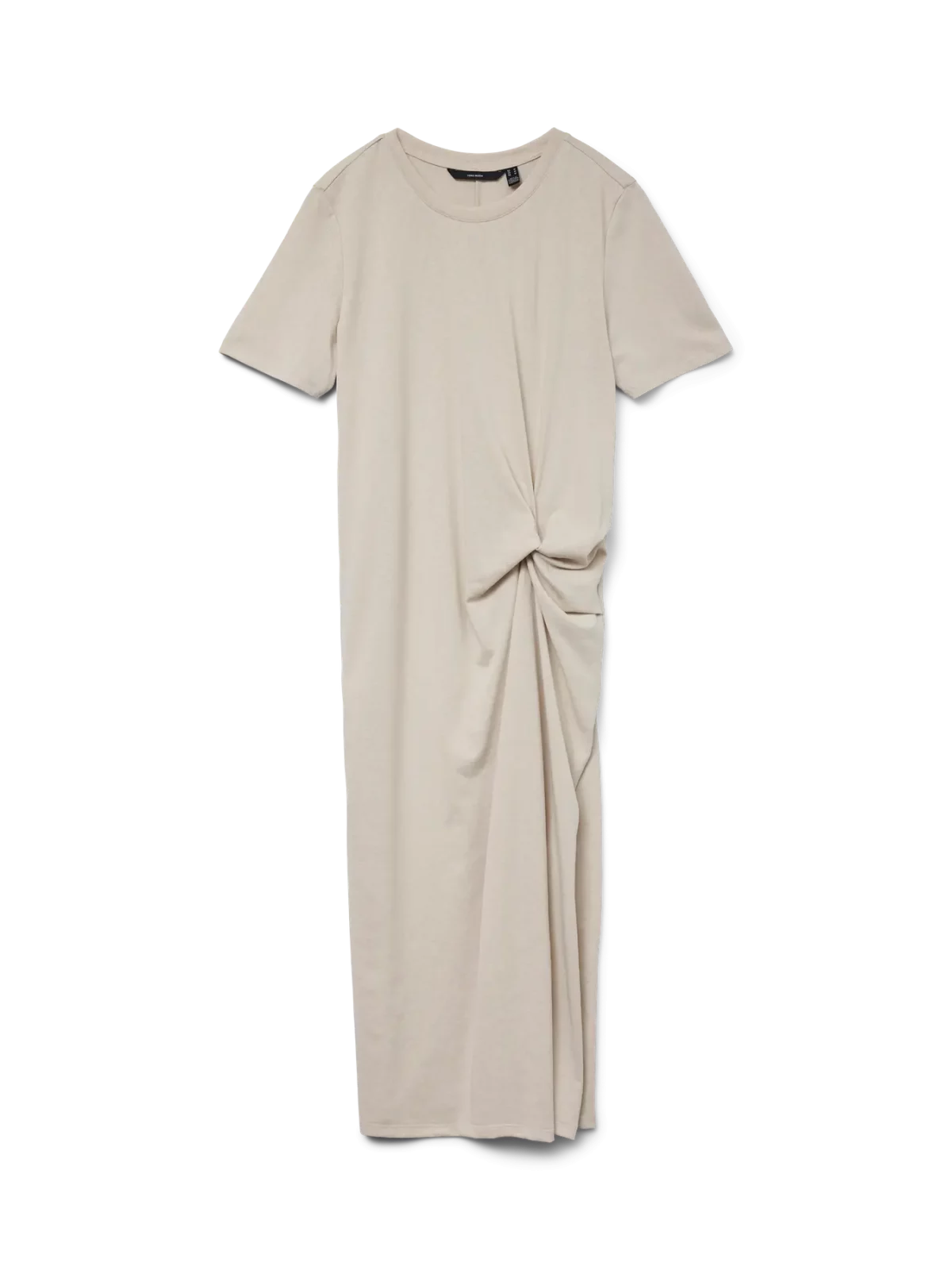 VMTASS SS O-NECK 7/8 DRESS Pumice Stone