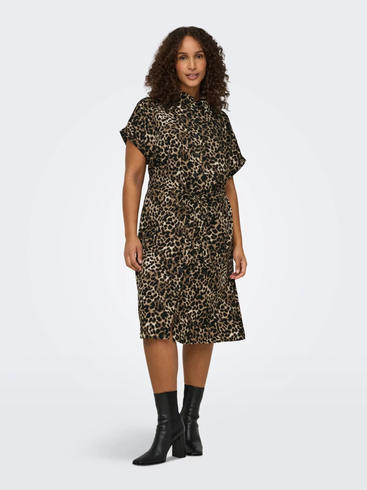 CARDIEGA LIFE SS SHIRT DRESS Black Leo