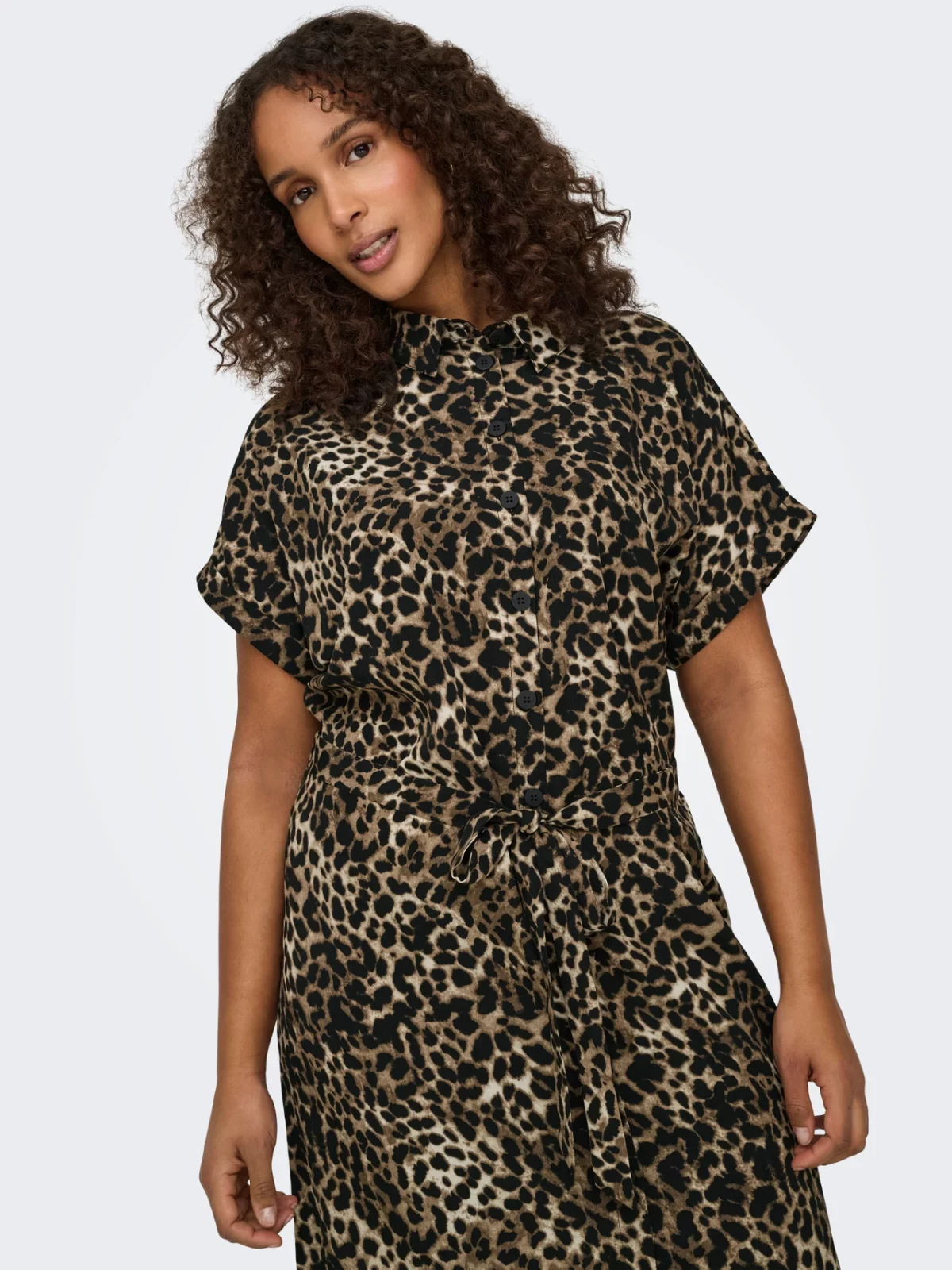 CARDIEGA LIFE SS SHIRT DRESS Black Leo