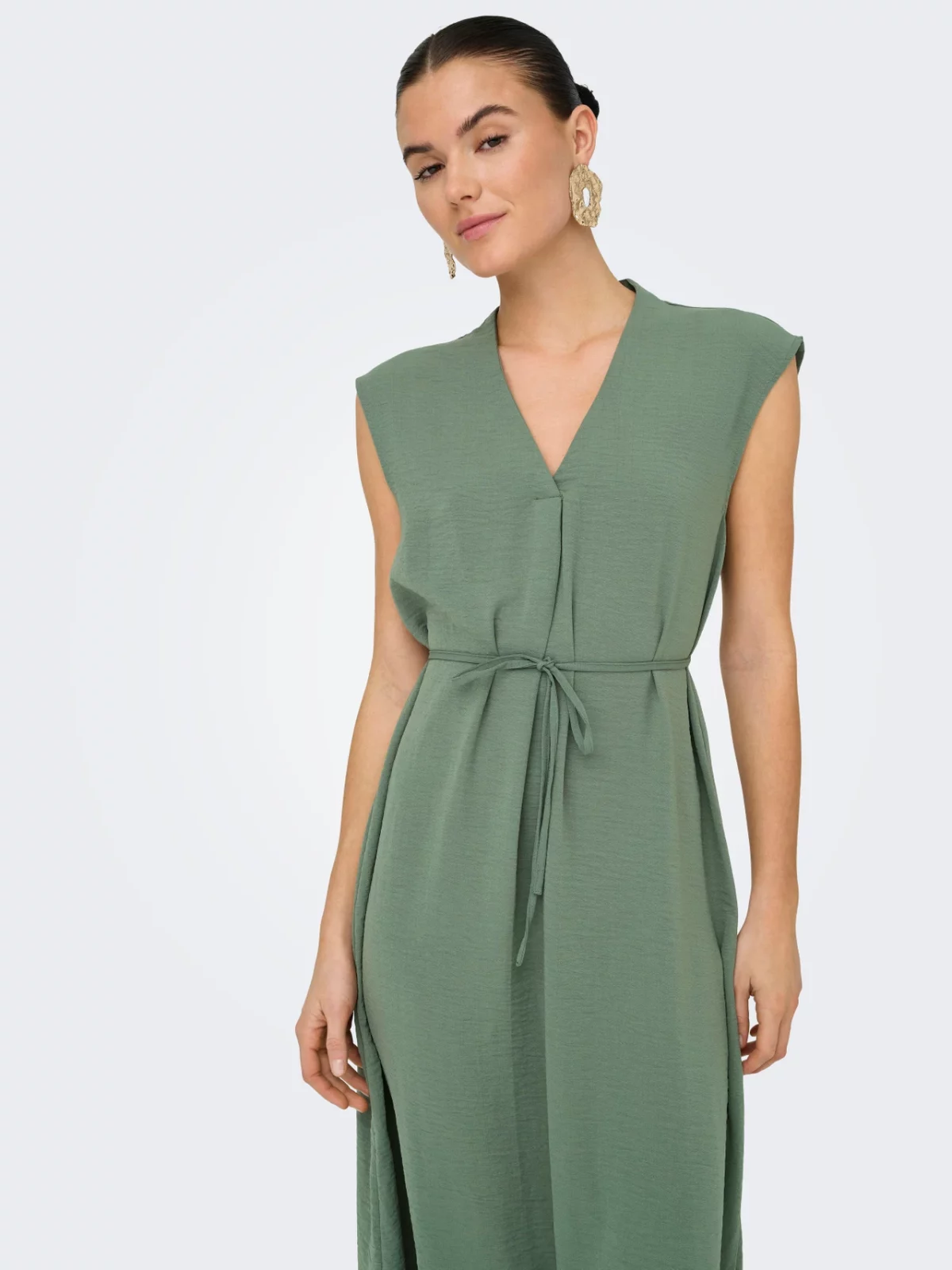 JDYDIVYA LIFE S/L MIDI DRESS Sea Spray