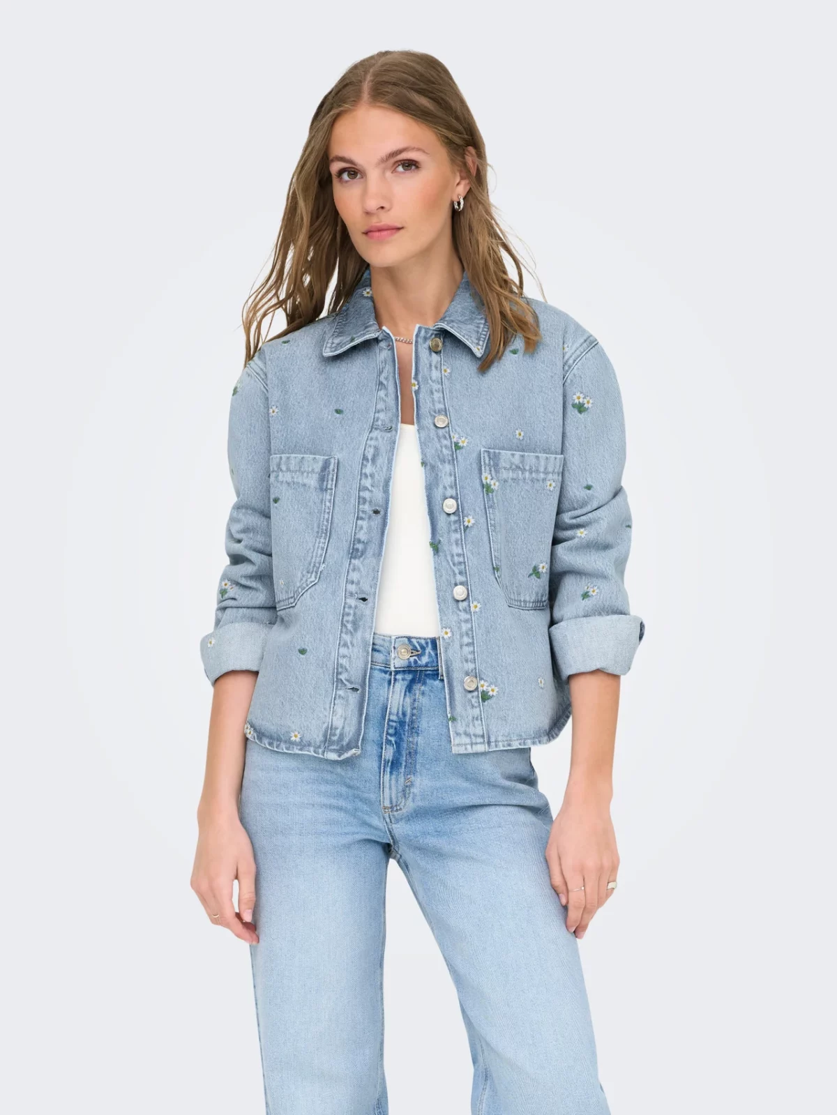 ONLCASSIE DENIM SHIRT Light Blue Denim