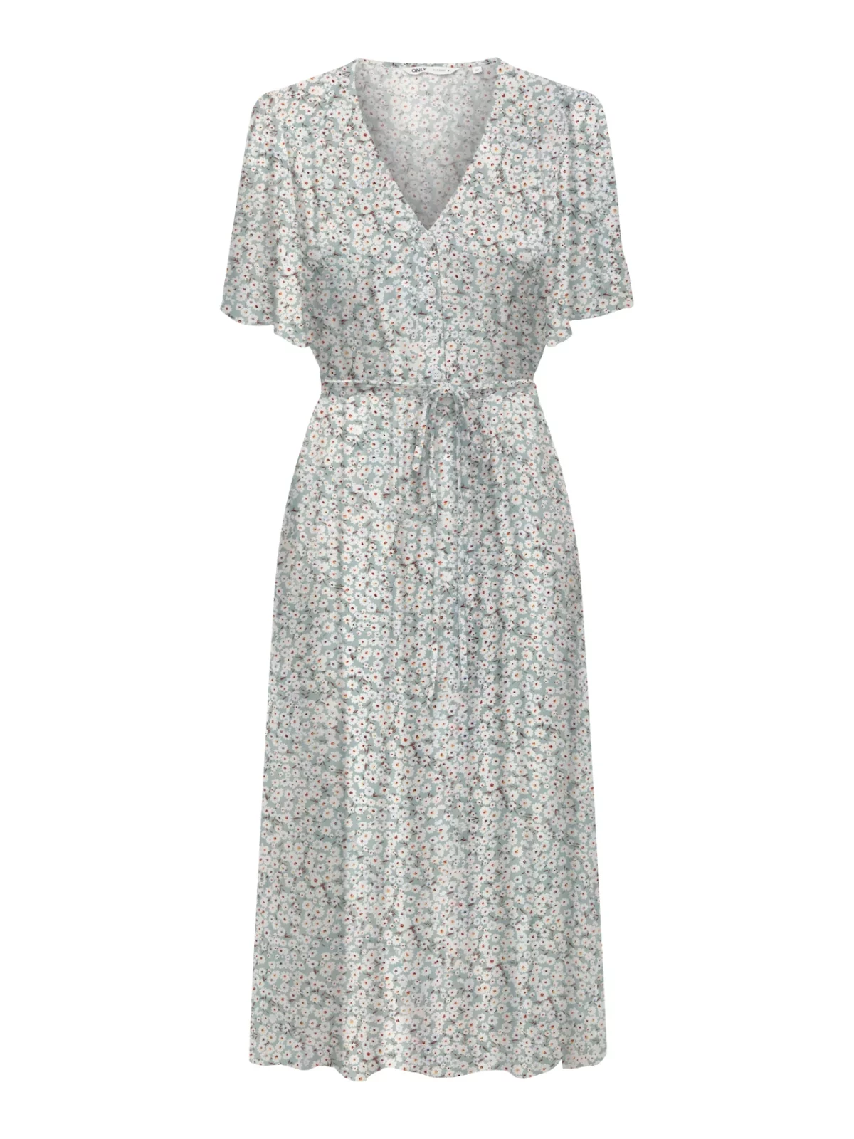ONLHALIA S/S MIDI DRESS Gray Mist