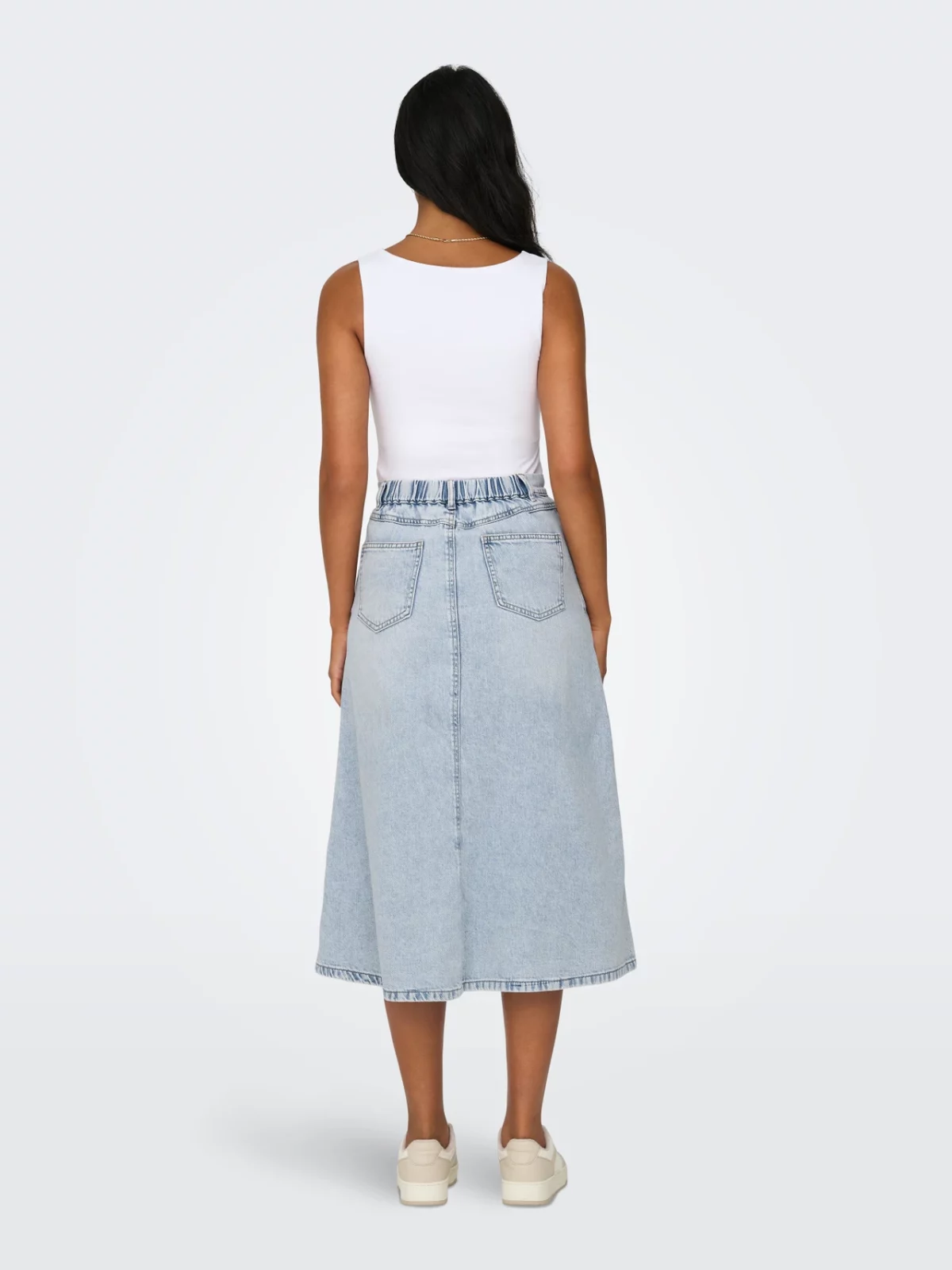 ONLMINDY LOOSE SKIRT Light Blue Denim