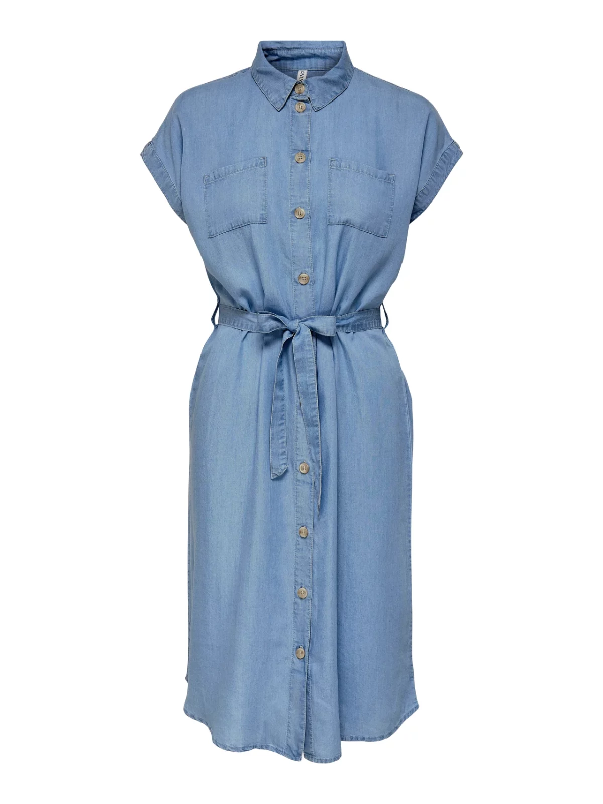 ONLPEMA HANNOVER SS DRESS Medium Blue Denim