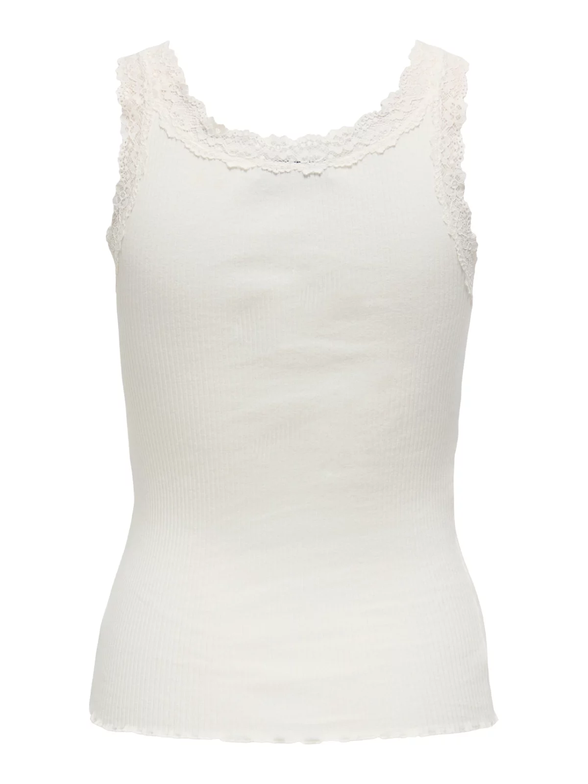 ONLSARA SHARAI LACE TANK TOP Cloud Dancer