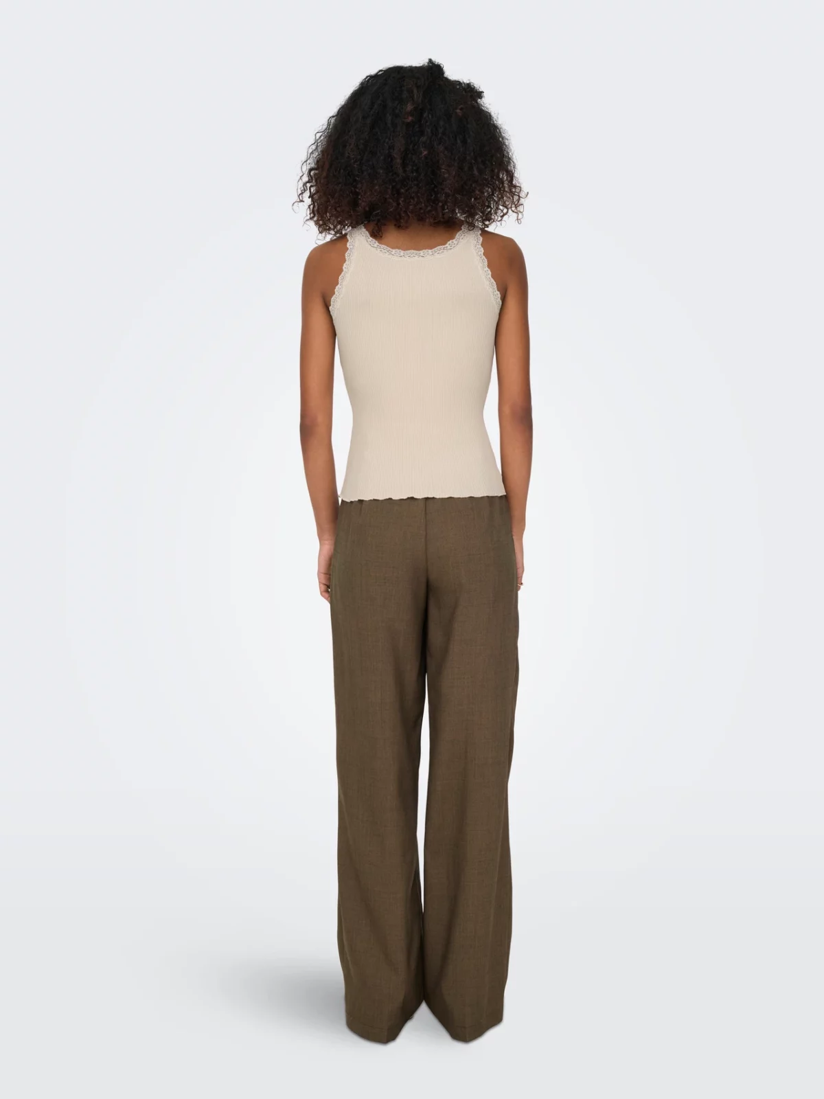 ONLSARA SHARAI LACE TANK TOP Peyote
