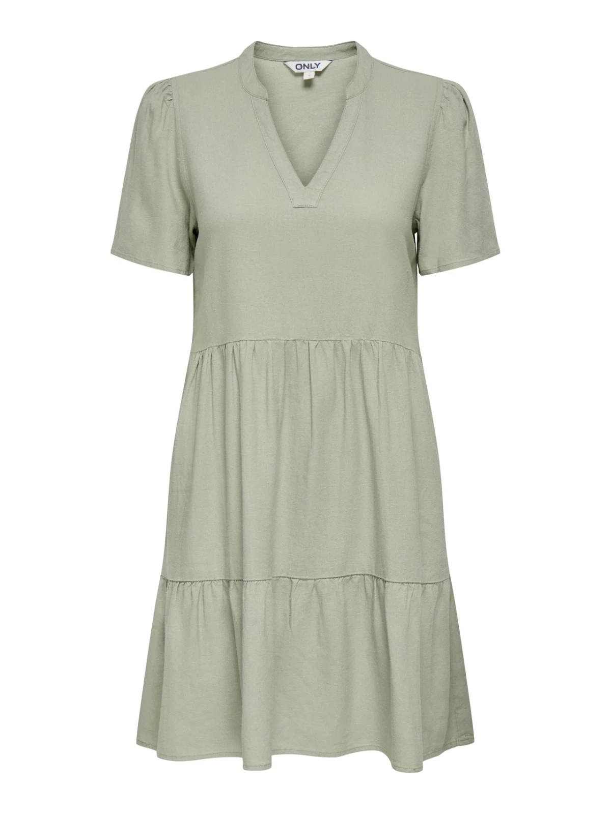 ONLTIRI-CARO S/S V-NECK DRESS Tea