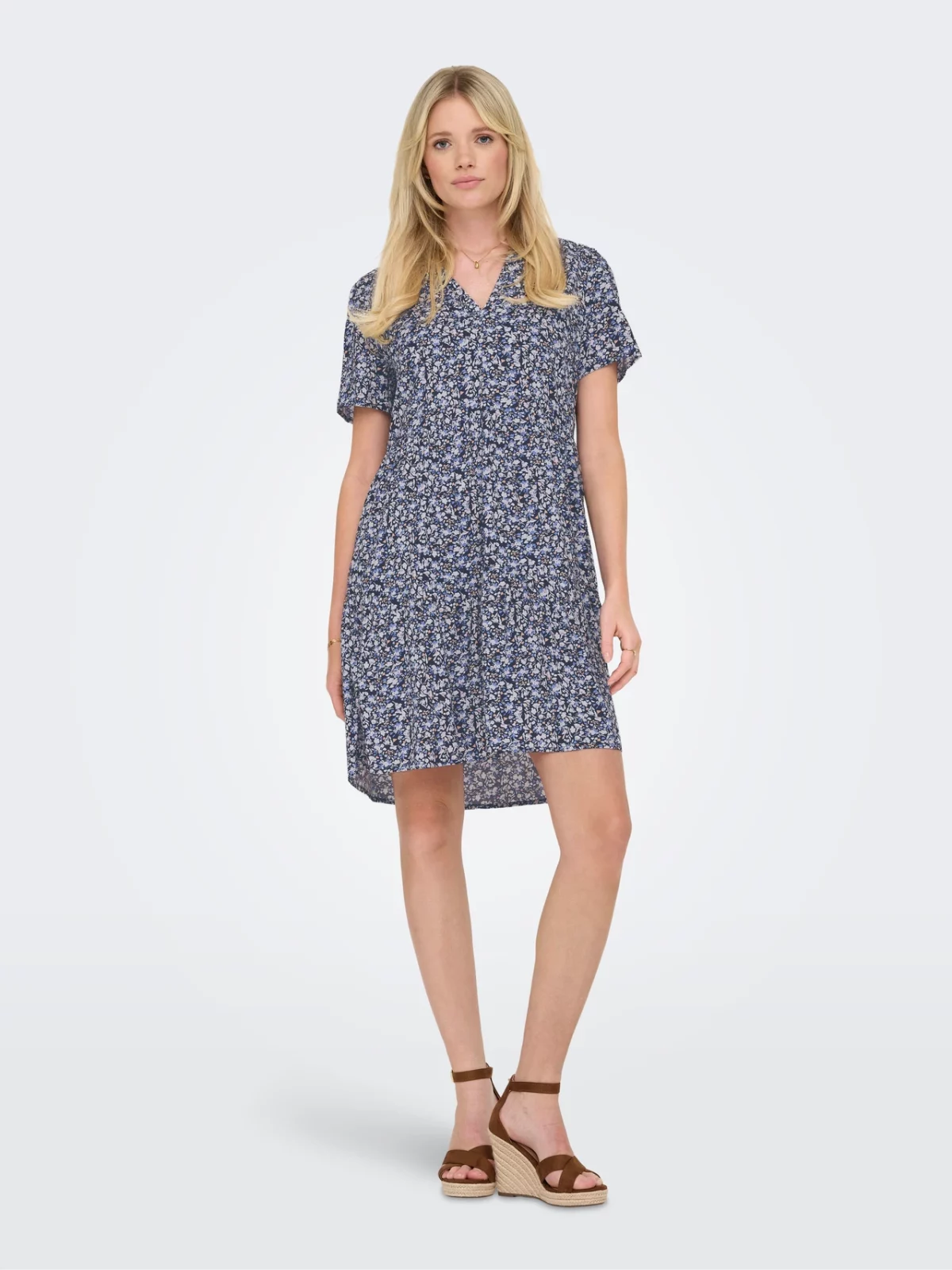 ONLZALLY LIFE S/S THEA DRESS Night Sky