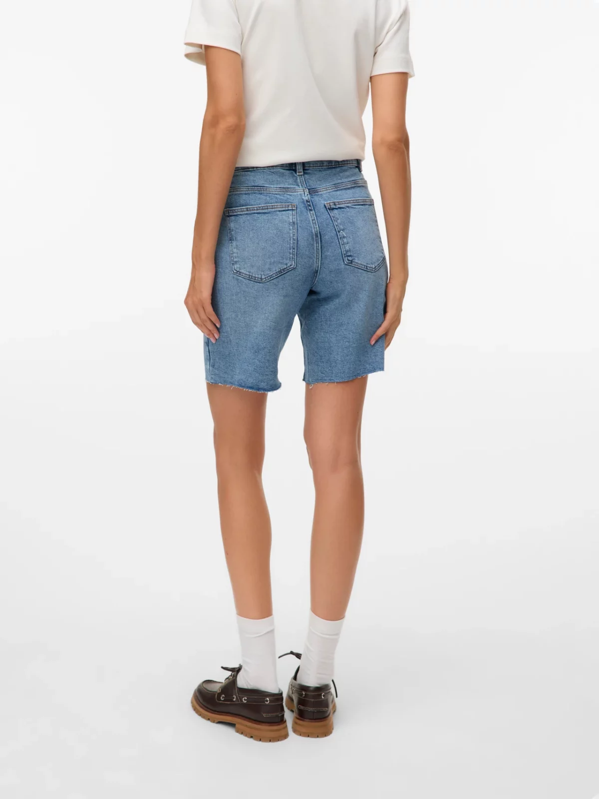 VMCLEO LONG DNM SHORTS Light Blue Denim
