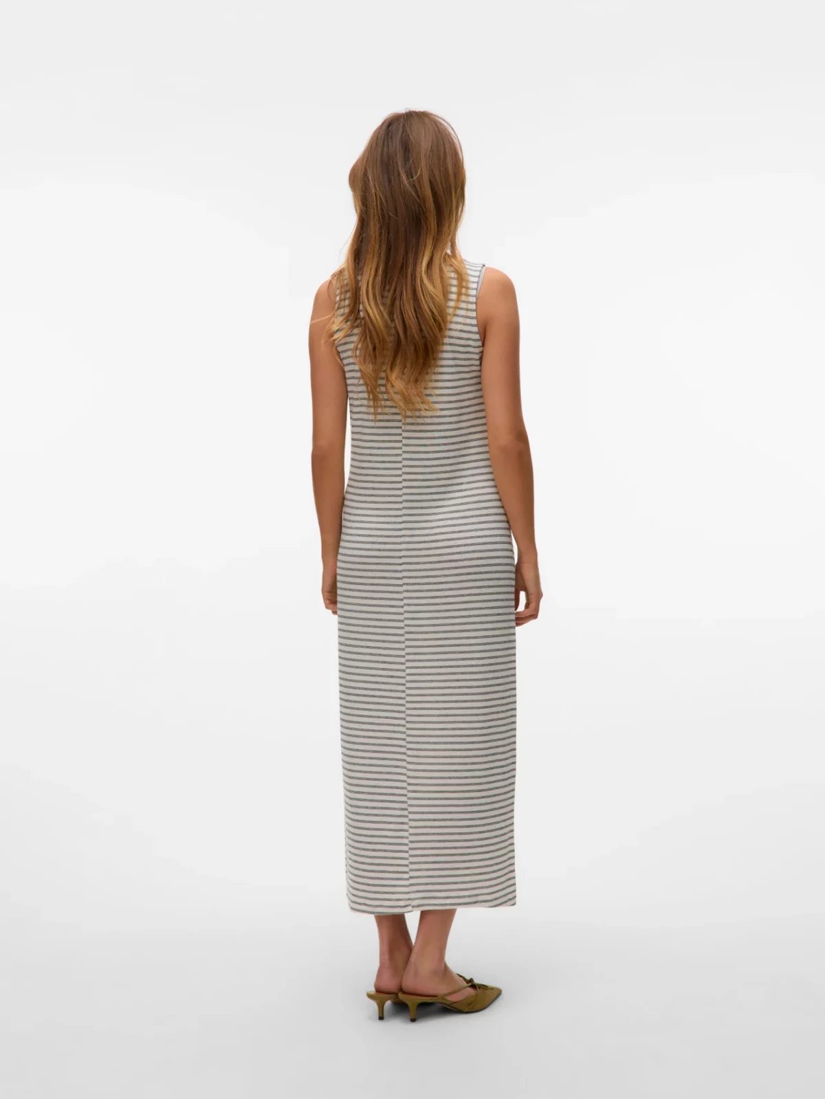 VMGINA SL 7/8 DRESS Oatmeal