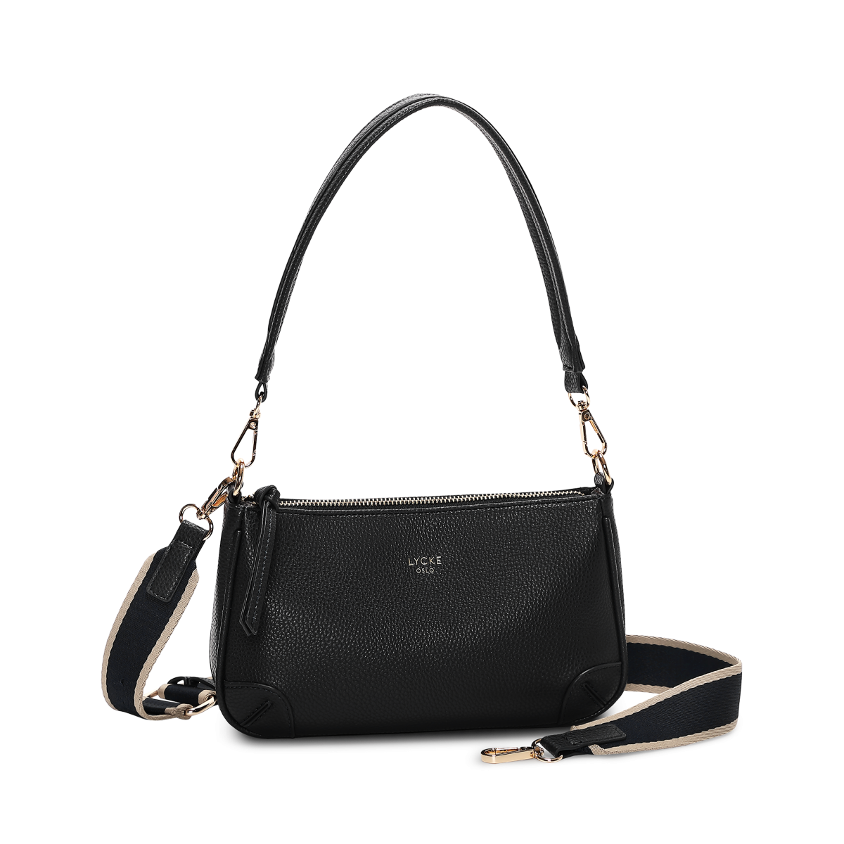 LYCKE SHOULDER BAG SANDNES Black - Bild 4