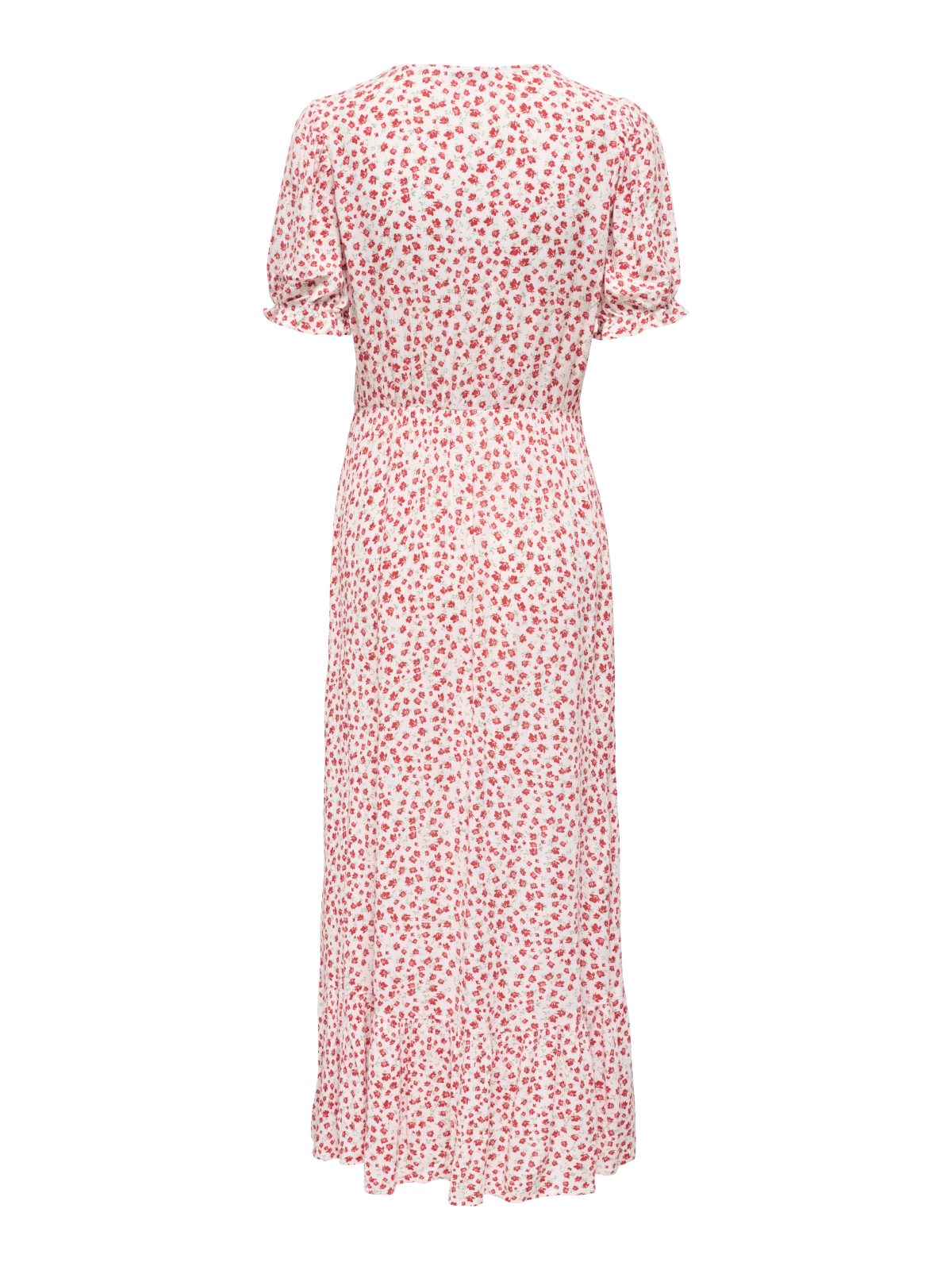 ONLCHIANTI S/S LONG DRESS Red Lucy Flower