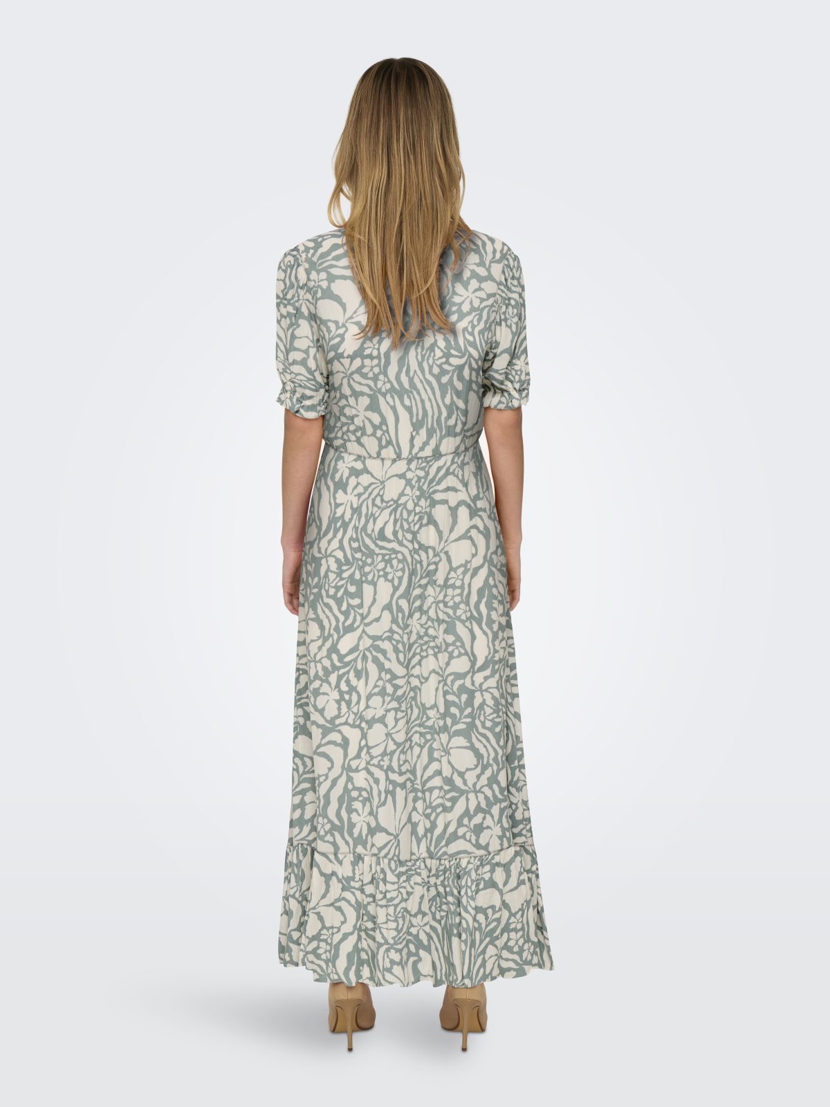 ONLCHIANTI S/S LONG DRESS Chinois Green