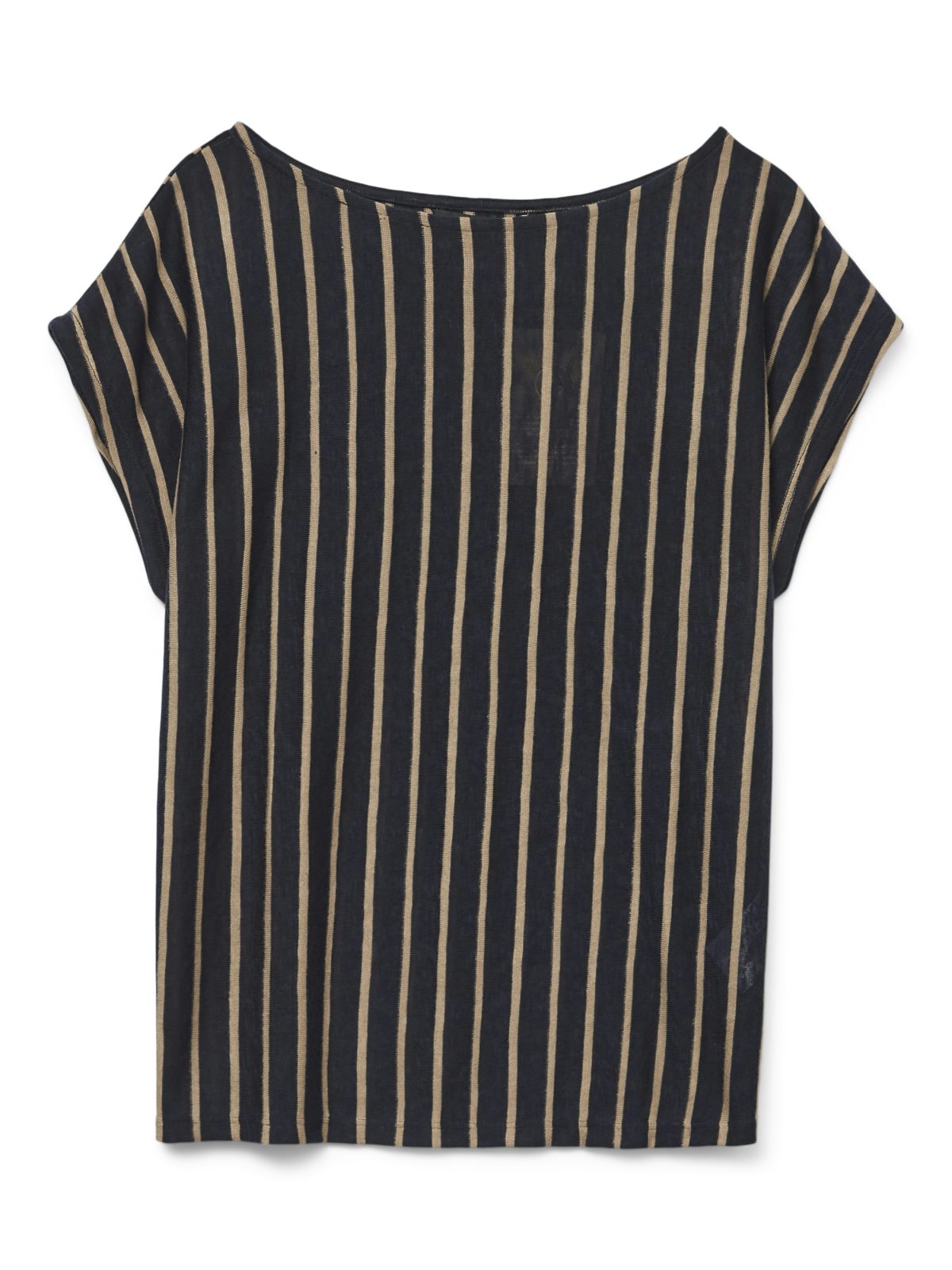 VMLANA SS BOAT NECK TOP Navy Blazer