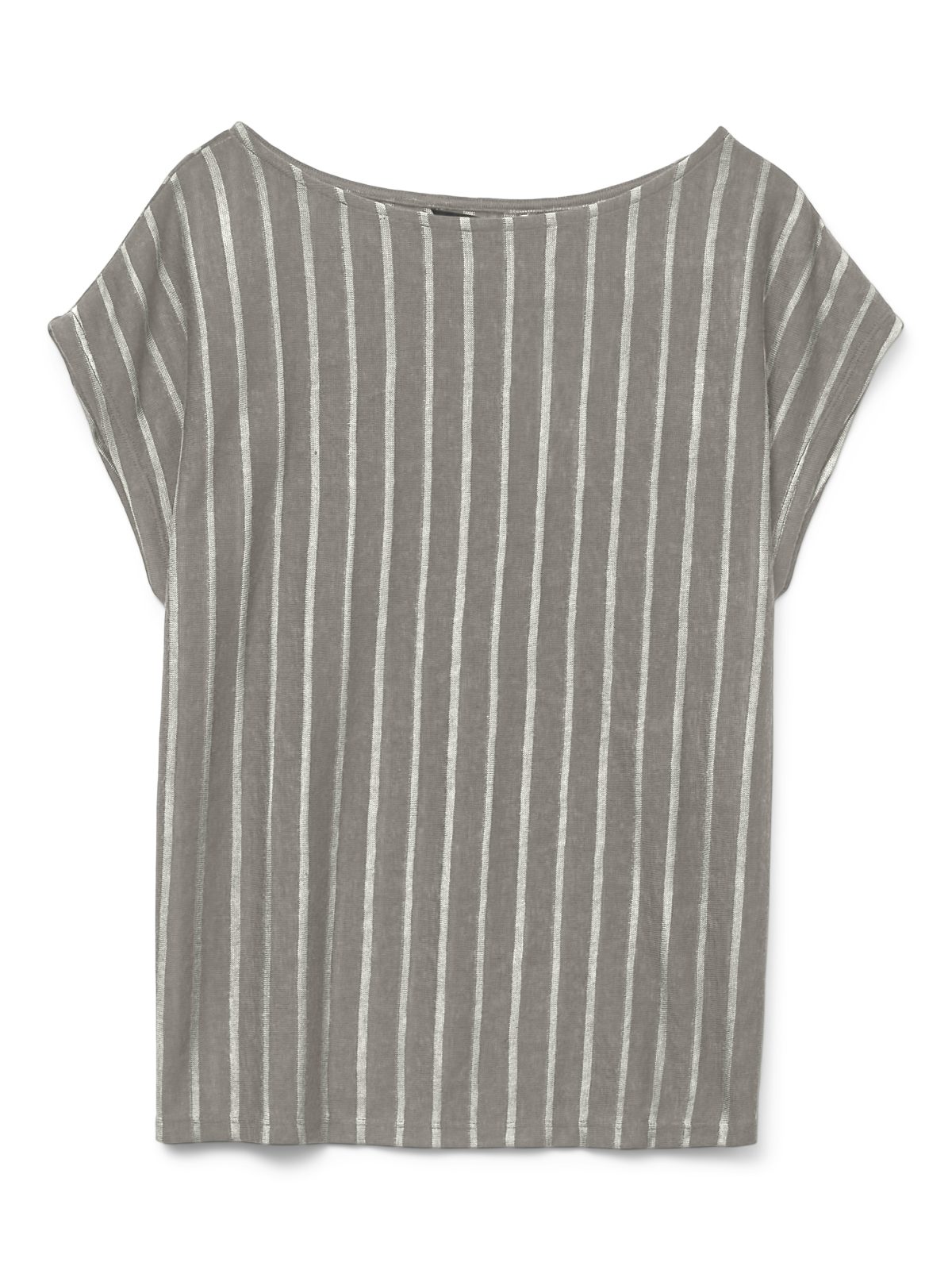 VMLANA SS BOAT NECK TOP Moon Rock
