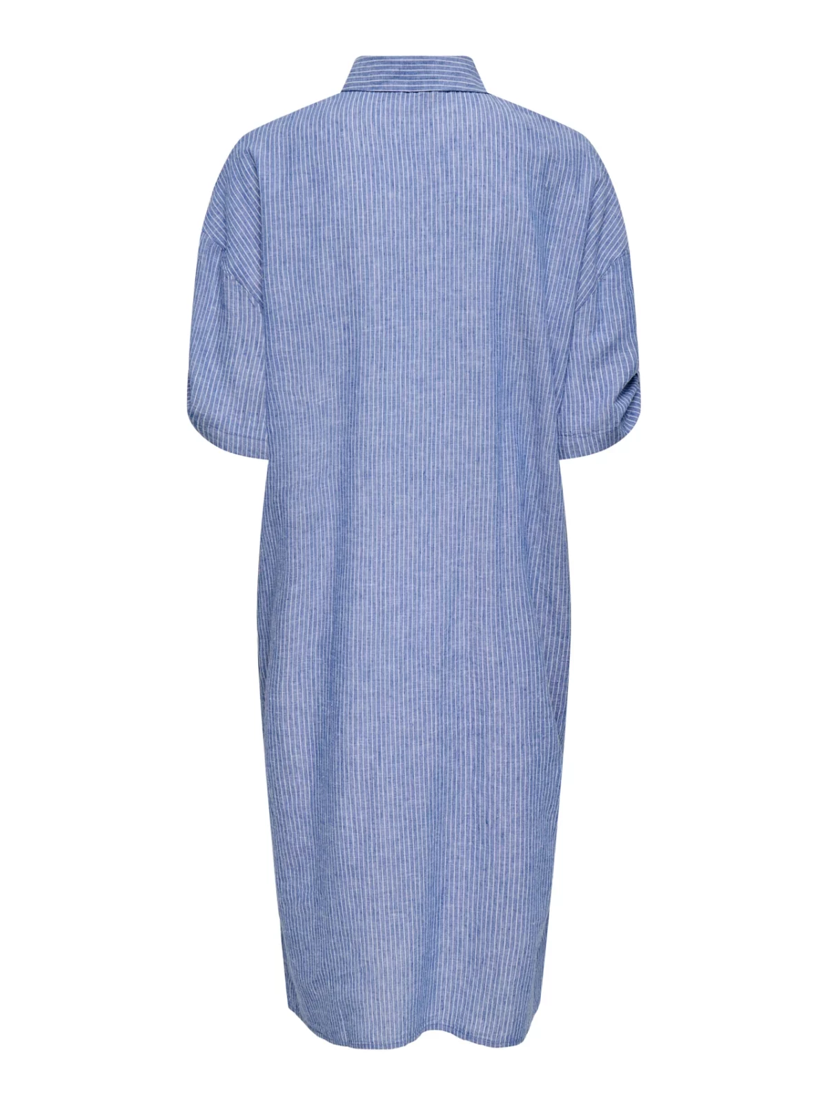JDYMILA 2/4 LINEN MIDI DRESS Star Sapphire