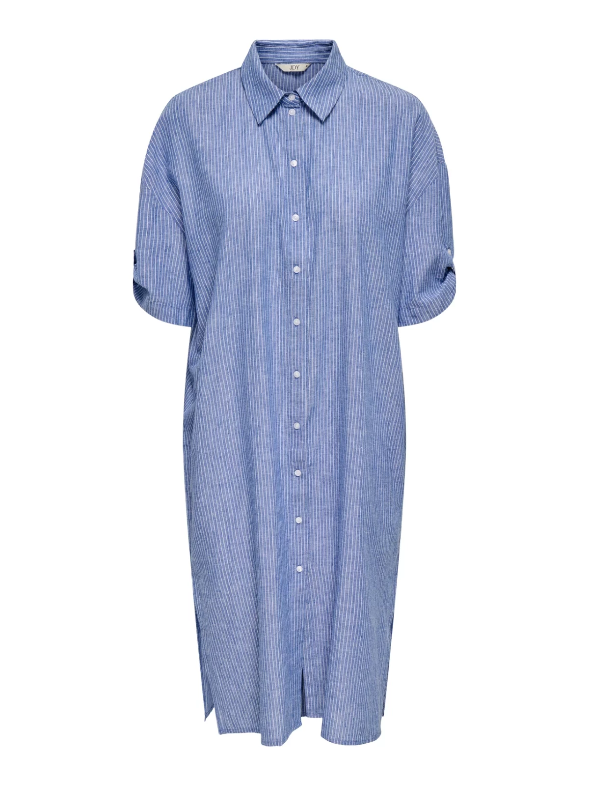 JDYMILA 2/4 LINEN MIDI DRESS Star Sapphire