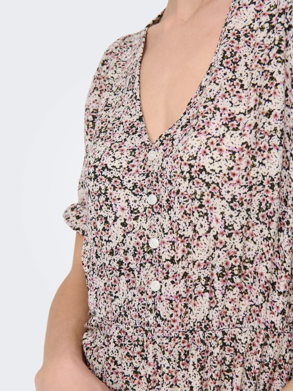 ONLCHIANTI S/S LONG DRESS Rainy Day - Bild 6