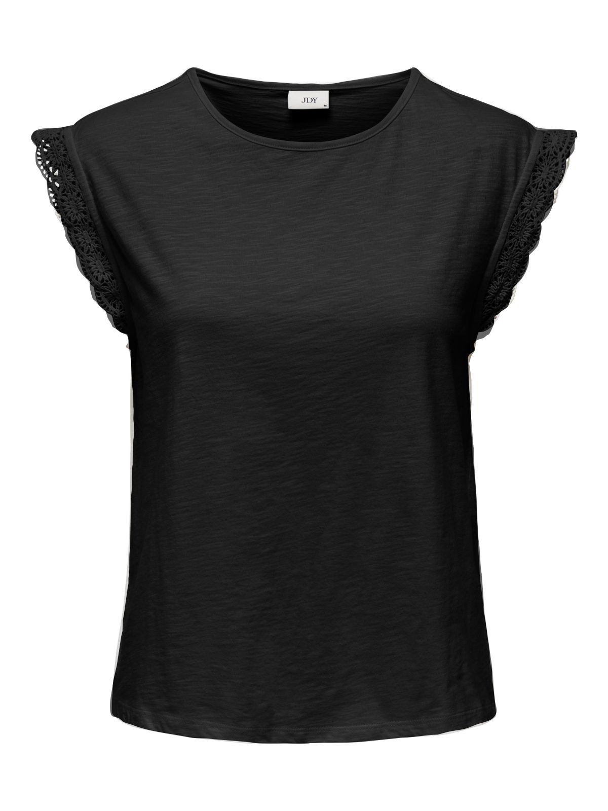 JDYSALVA LIFE S/L CROCHET TOP Black