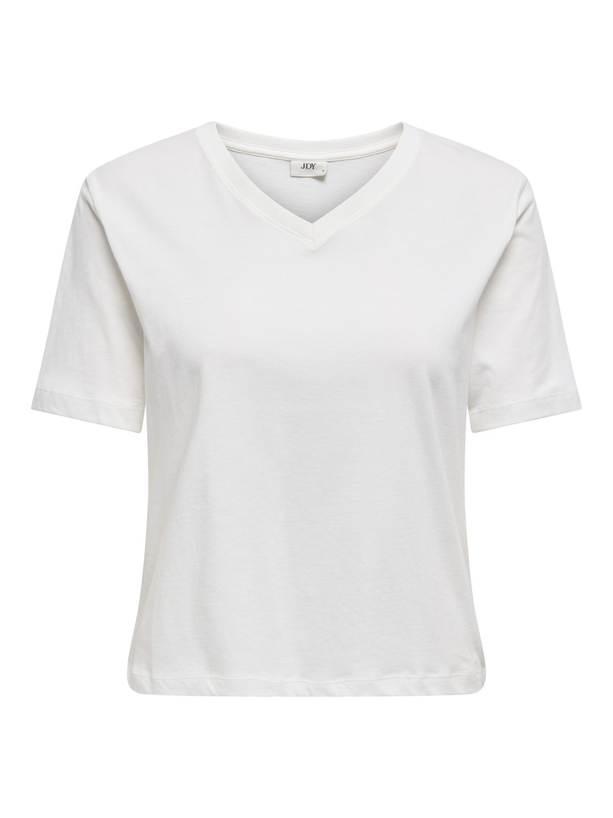 JDYREX S/S V NECK TOP Cloud Dancer