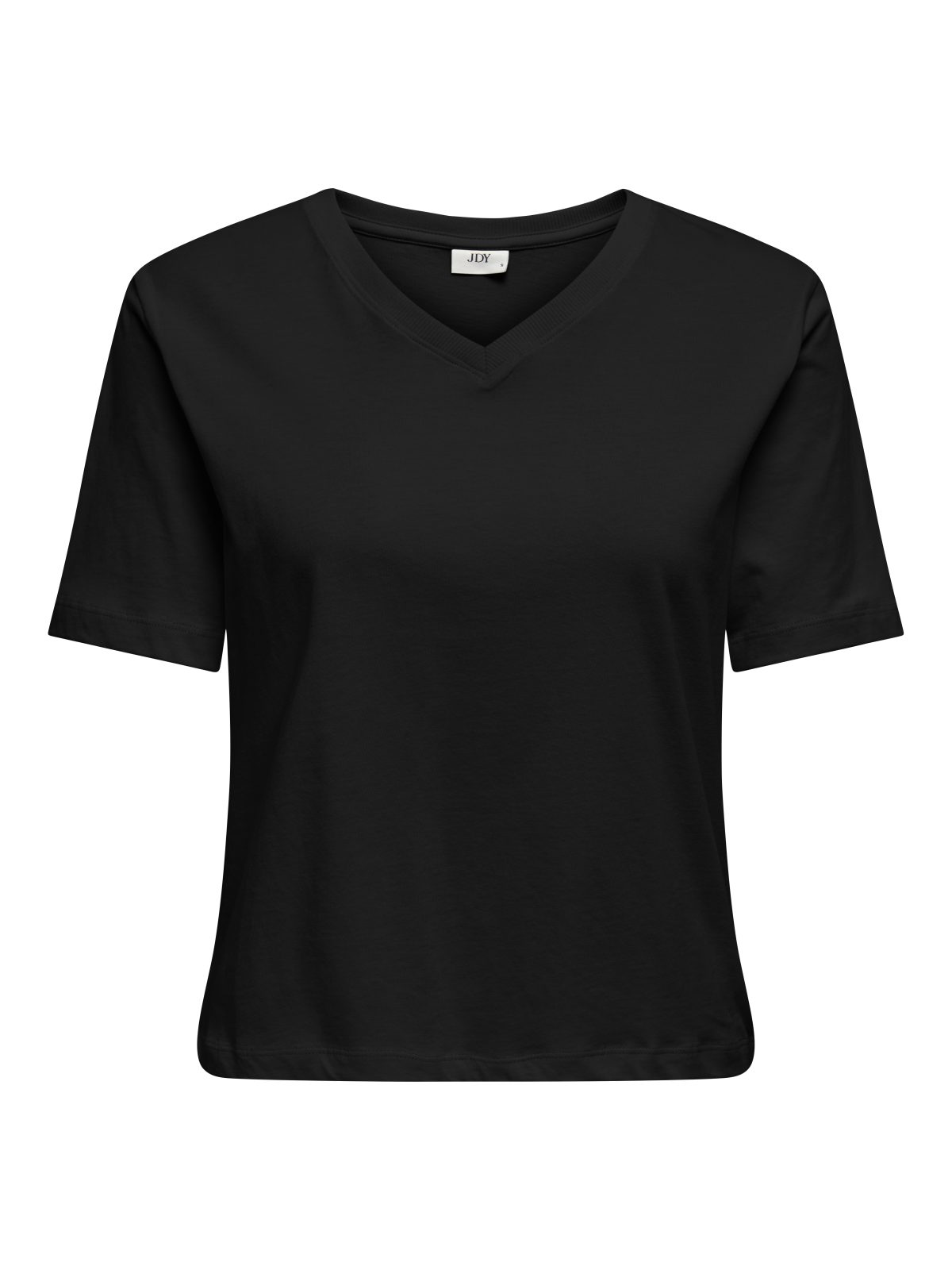 JDYREX S/S V NECK TOP Black