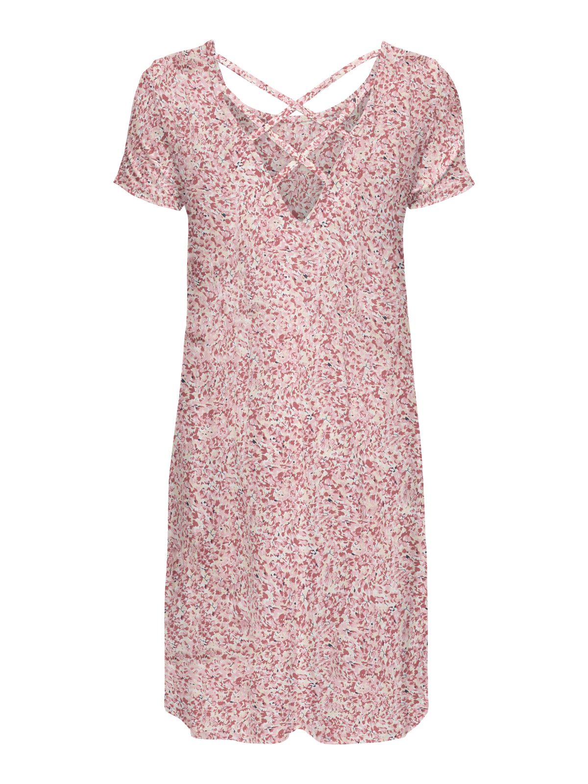 ONLBERA BACK LACE S/S DRESS Rose Smoke - Bild 2