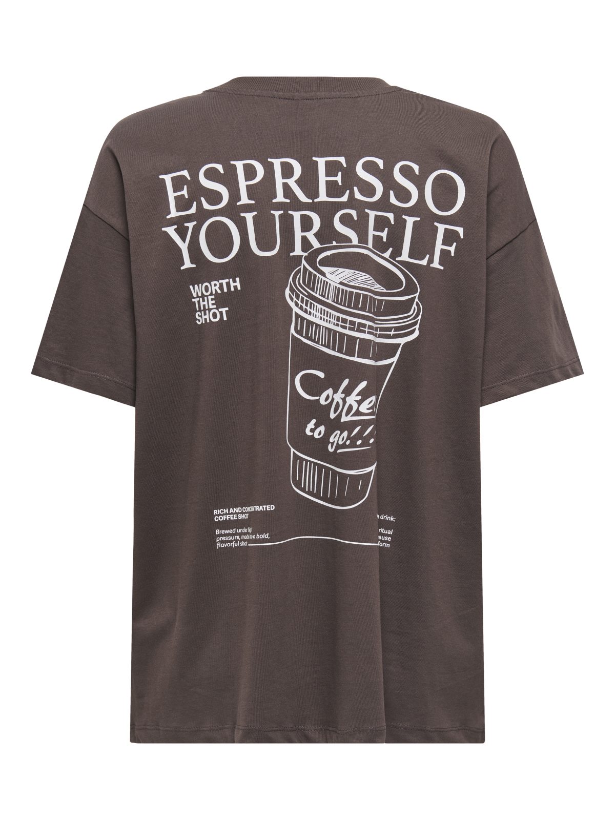 ONLVIVVI LIFE S/S LOVELY TOP Espresso Yourself - Bild 2